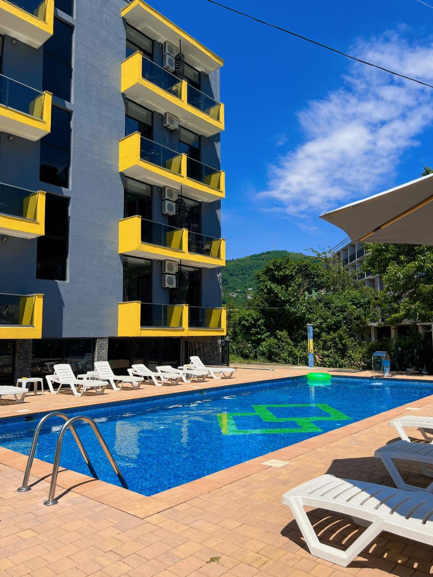 Casa Del Mar Hotel Kvariati Exterior foto